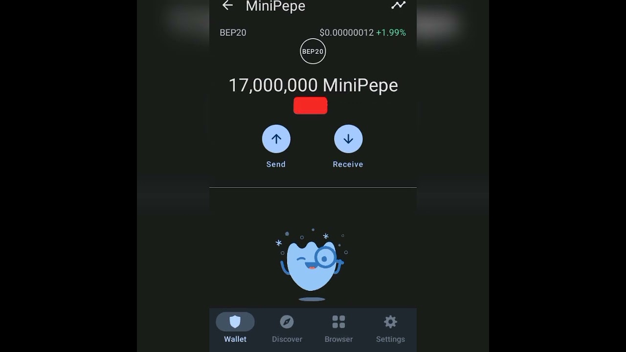 Confirmed withdrawal of 17Million MiniPepe! 