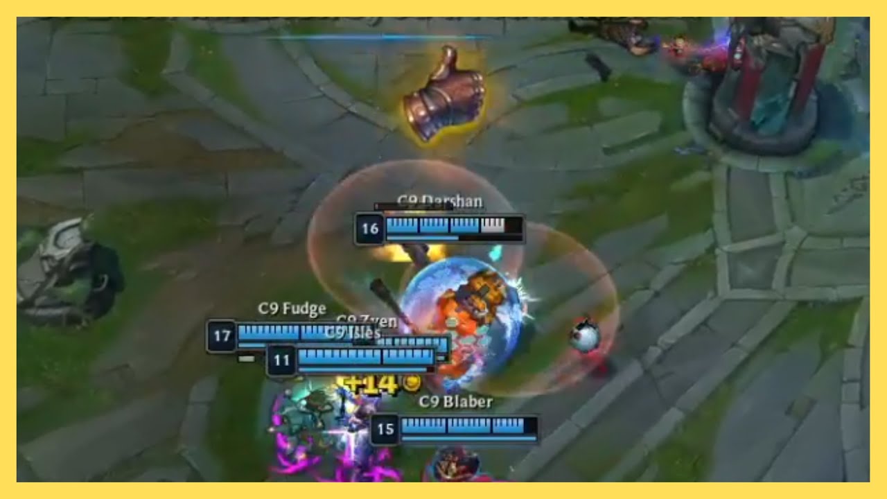 C9 Darshan abusing Sion ult bug