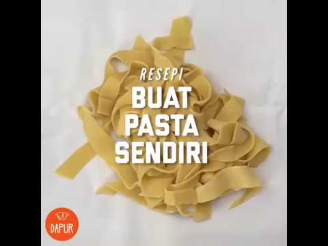 Video: Pasta Buatan Sendiri: Resipi