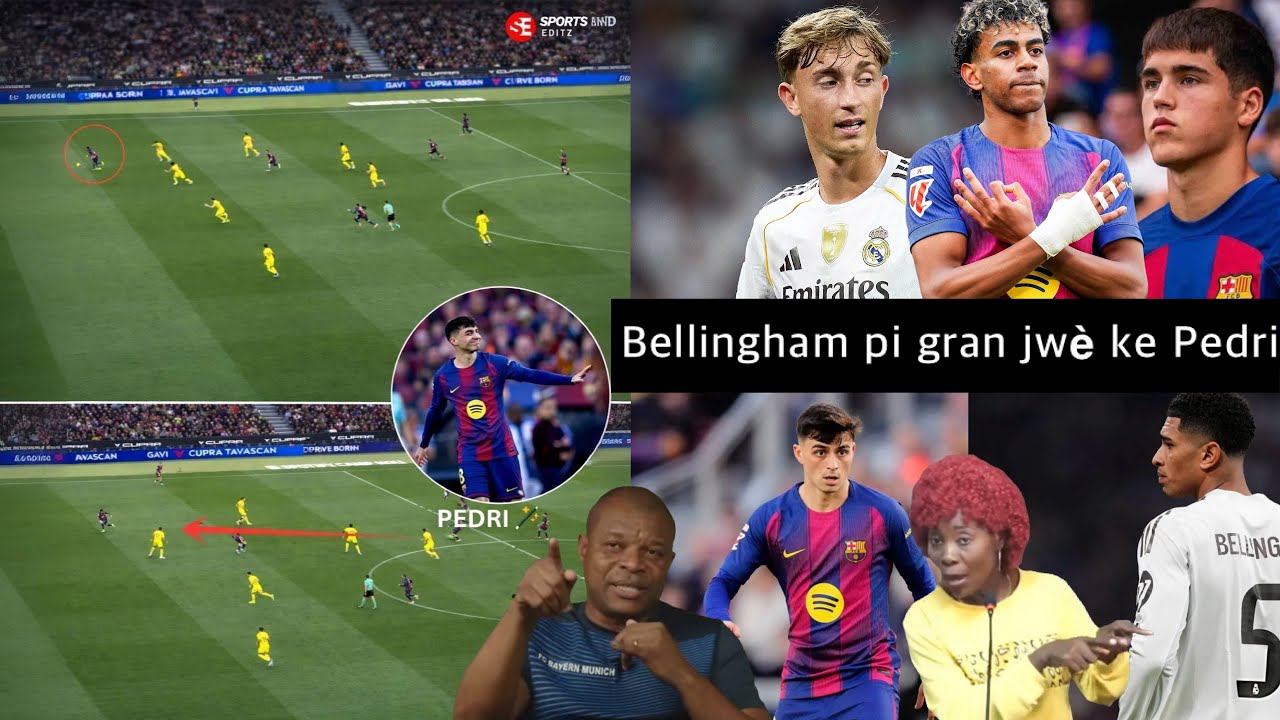 Rudy fè gwo deba ak Bertinie sou dosye Bellingham pi gran jwè ke Pedri an, Barcelone -Real Madrid 