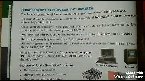 Class 5th | Chapter 1. Generations Of Computer (Part 2)