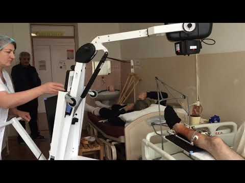 Портативный рентген аппарат  в травматологическом отделении.