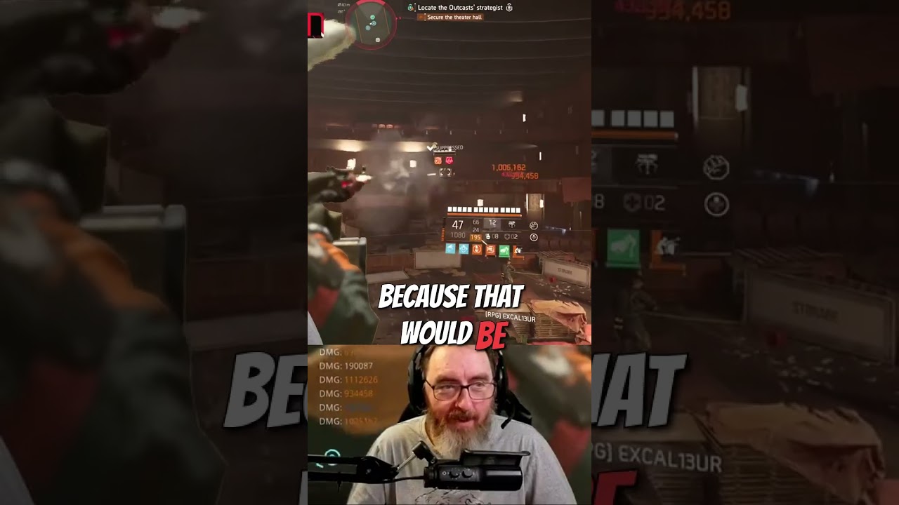 Midget in a Backpack in The Division 2? 🤔 #shorts #thedivision