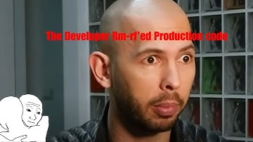 Developer deleted entire production code (CHAOS ENSUES)