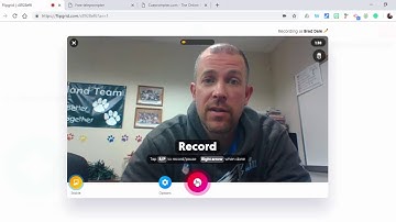 In Flipgrid two ways to have text readily available for them to use during their video responses