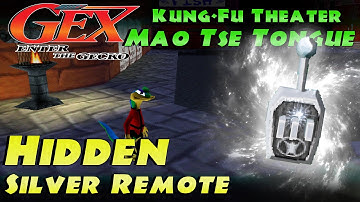 Hidden Silver Remote | Mao Tse Tongue  - Kung-Fu Theater | Gex: Enter the Gecko