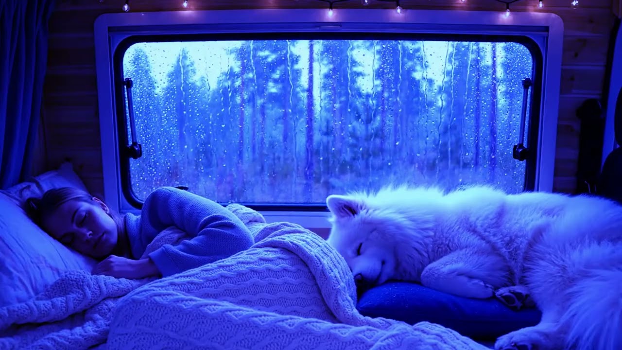 Rainstorm Outside Window Sounds for Sleeping – Cozy Night Mood | Sleep Better