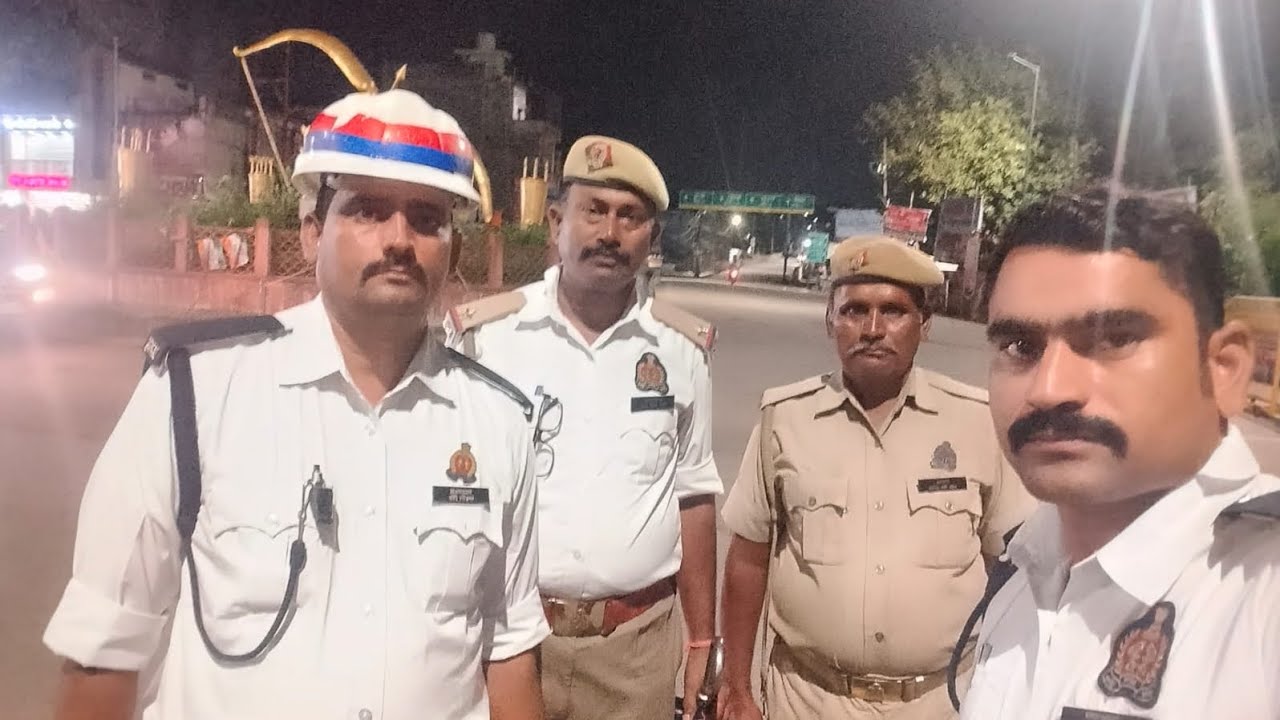 AC helmet for Uttar Pradesh traffic police unboxing... 👍