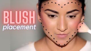 How to IDENTIFY your FACE SHAPE for BLUSH PLACEMENT | Beginner friendly tutorial