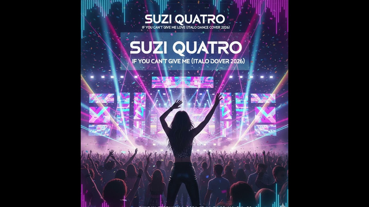 SUZI QUATRO-IF YOU CANT GIVE ME LOVE (COVER ITALO DANCE 2026)