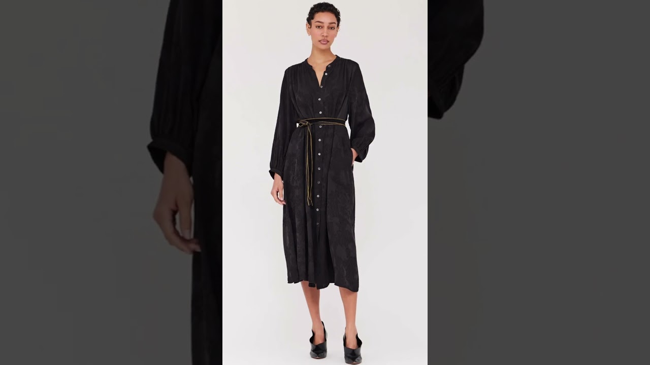 Raquel Allegra - New silk jacquard essentials to update your style. 