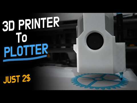 I Turned My 3D Printer Into a Plotter for $2