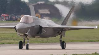 RAF 617 Squadron F-35B Departs RAF Lakenheath After Tech Diversion