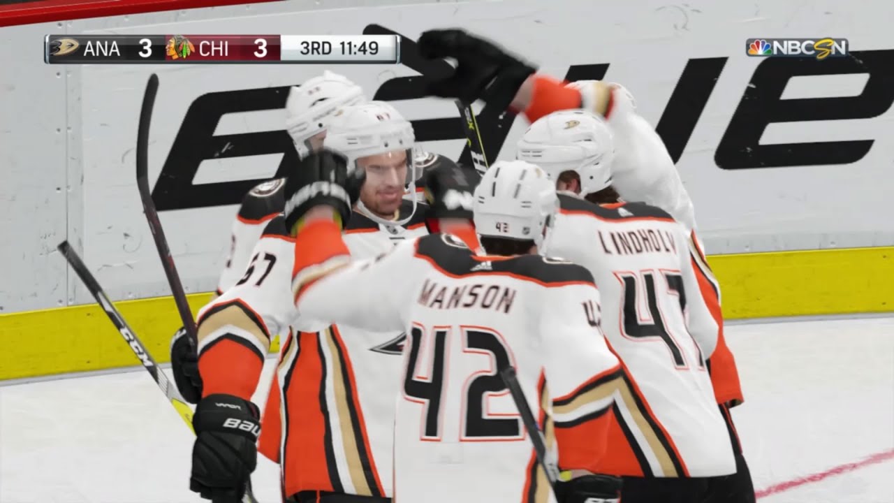 NHL 19 - Anaheim Ducks Vs Chicago Blackhawks Gameplay - NHL Season Match Oct 23, 2018