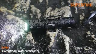 SUPERFIRE MI80-S High power led flashlight Super Bright 1100LM EDC