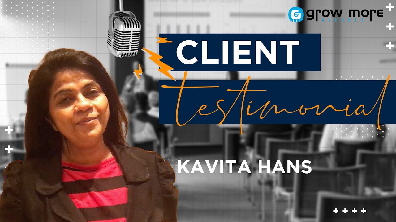 The ICF accreditation gives you instant recognition in any country I Grow More Avenues