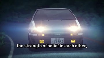 Initial D OST -Galla-  Kimi Ga Iru (English Lyric)