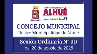 Concejo Municipal Periodo 2024-2028 Nº30