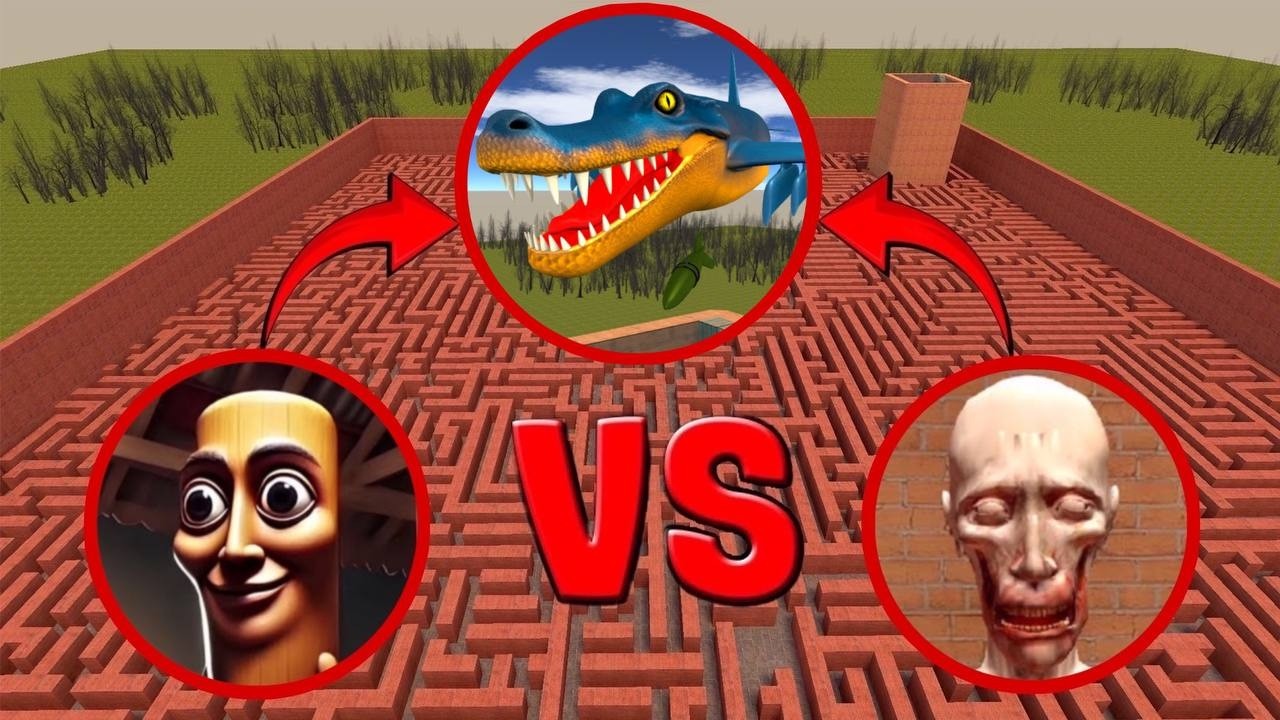 SCP 096 VS TUNG TUNG SAHUR VS LABUBU IN GARRY' MOD