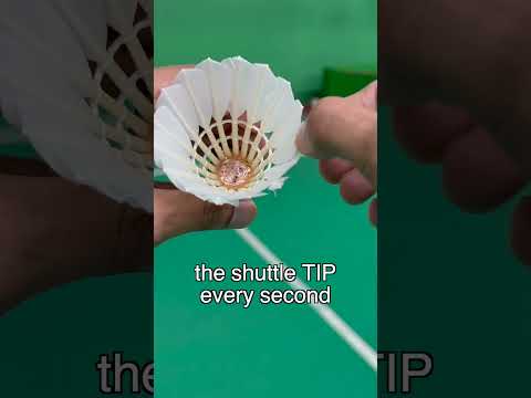 Tips to change the speed of a badminton shuttlecock