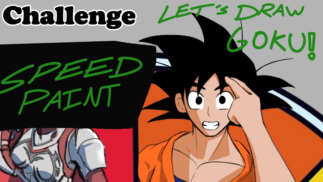 Goku Speedpaint - Color Wheel Art Challenge - YouTube