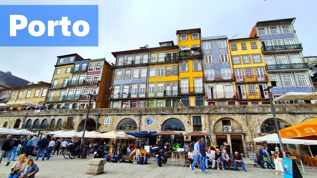 Porto / 4k walking tour / Ribeira / From Rua das Flores to Cais da Ribeira / Cais da Estiva