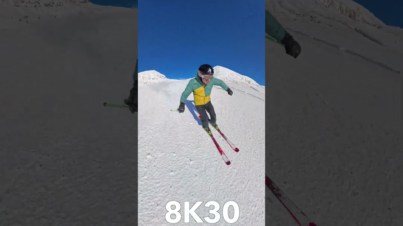 Insta360 X4 Skiing Test with Ski Pole Mount  