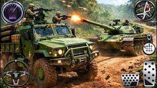 Game Mengemudi Truk Kargo Angkatan Darat - Mengemudi Truk Angkatan Darat Offroad AS 3D 2025 - Gam... screenshot 2
