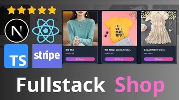 FullStack Ecommerce Store - NextJS, React, Stripe, Typescript, Tailwind CSS