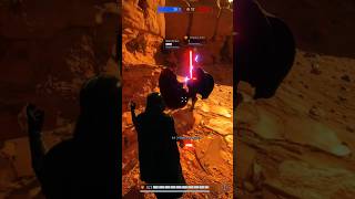 Lord Vader Saves His Grandson From Obi-Wan Kenobi. #battlefront2 #starwars
