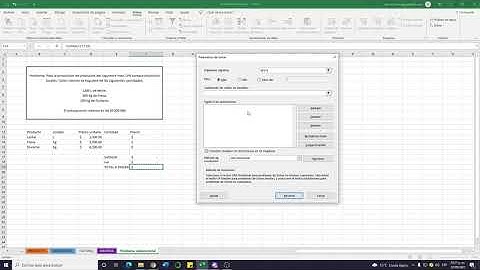 Tutorial de solver en problema de optimización / Excel 2016