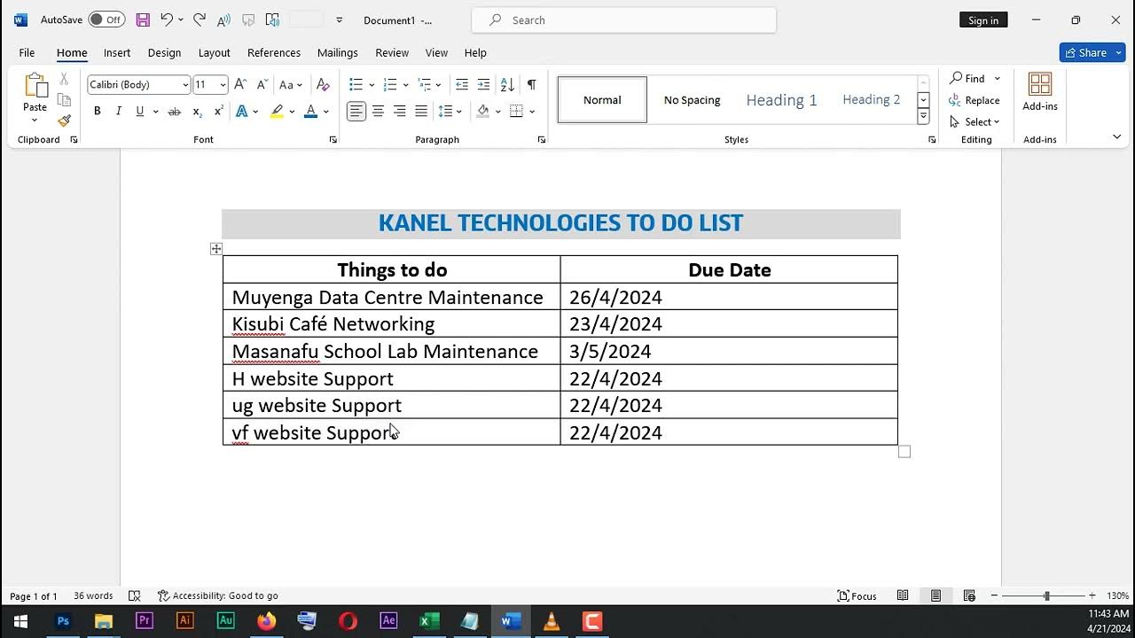 Magic Trick To Move Table Rows Up and Down in MS Word Luganda YouTube