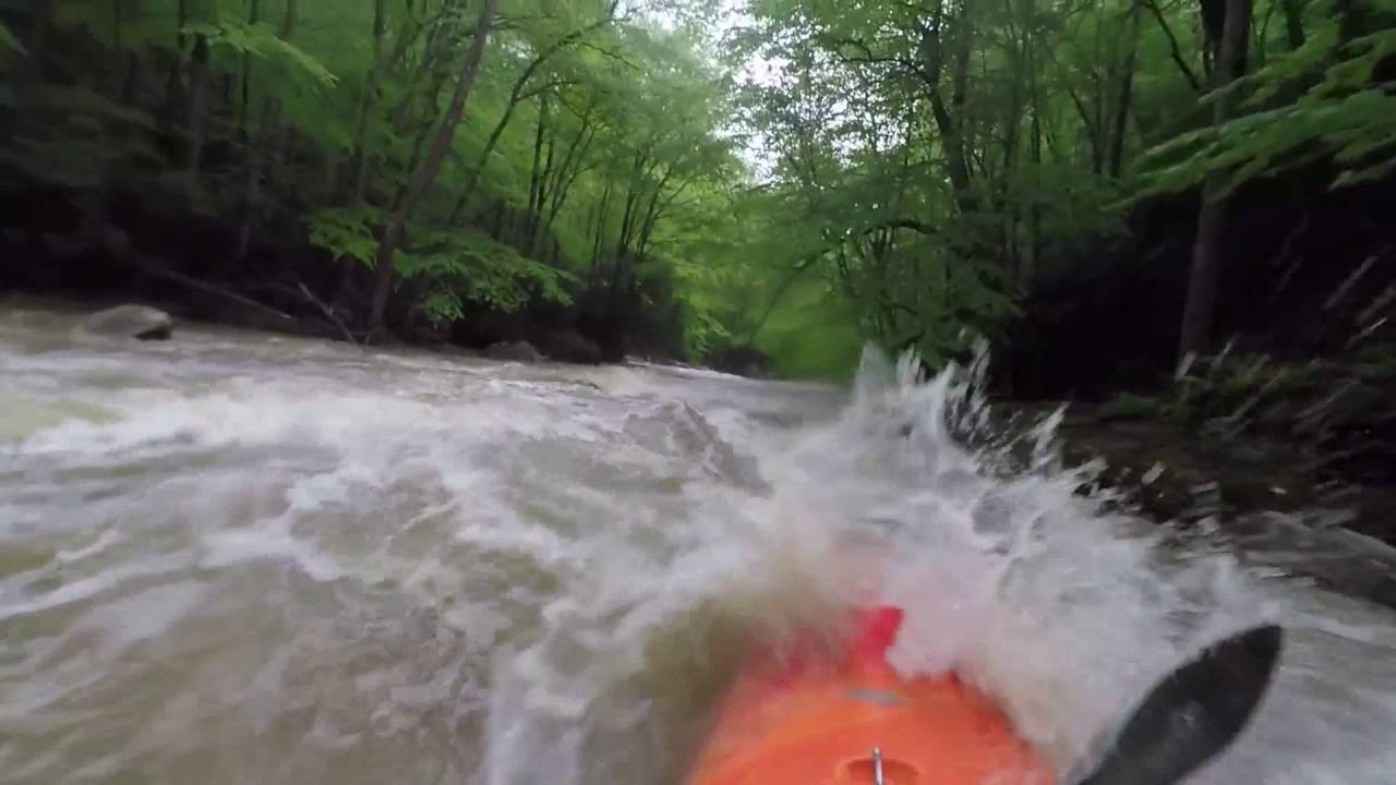 Kayaking Lower Glade Creek in West Virginia video YouTube