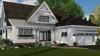 Cherry Pond Farm House Plan - Archival Designs Plan D527-A