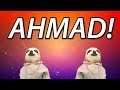 HAPPY BIRTHDAY AHMAD SLOTH HAPPY BIRTHDAY RAP