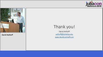 Queryverse: Under the Hood | David Anthoff | JuliaCon 2019