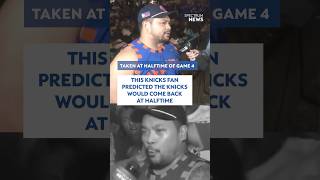 This Knicks fan predicted the come back