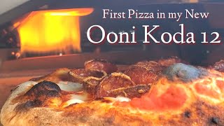 Ooni Koda 12   First Pizza Cooked in the New Oven.  #pepperonicups #pizza #pizzaoven #ooni