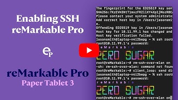 Enable SSH on reMarkable Pro - Step-by-Step