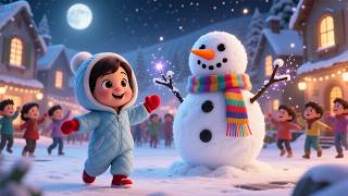 Snowman Dance Party ❄️ | Winter Nursery Rhyme for Kids | Fun Snow Dance Song