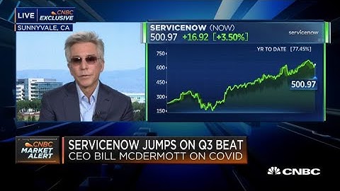 Companies are planning for remote work through 2021 due to Covid-19: ServiceNow CEO