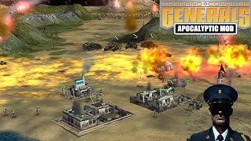 NEW USA BOSS AI C&C Generals Zero Hour Apocalyptic 2.2