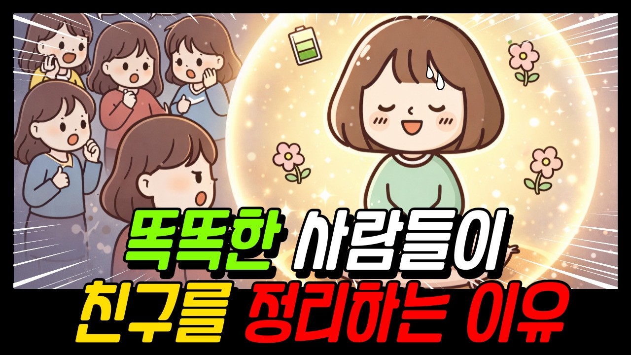 똑똑한 사람들이 조용히 인간관계를 정리하는 이유