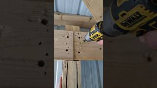 Forgot to send the 5 inch lags. First video with the new Meta glasses. #postframe #diy #construction