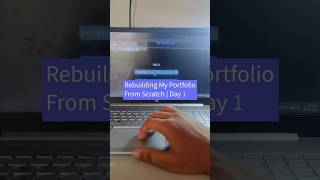 Rebuilding My Portfolio From Scratch | Day 1  #buildinpublic #coding #webdeveloper #portfolio