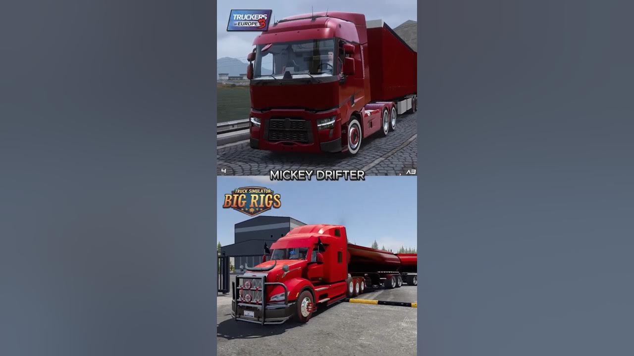 Truckers Of Europe 3 vs Truck Simulator Big Rigs Suspension Test Truckers Of Europe 3 vs Truck Simulator Big Rigs Suspension Test