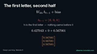 A forward pass by hand | Deep Learning Module 9, Lesson 3
