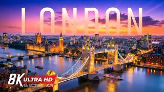 London 8K HDR | Stunning City Views, Tower Bridge &amp; Iconic London Landmarks
