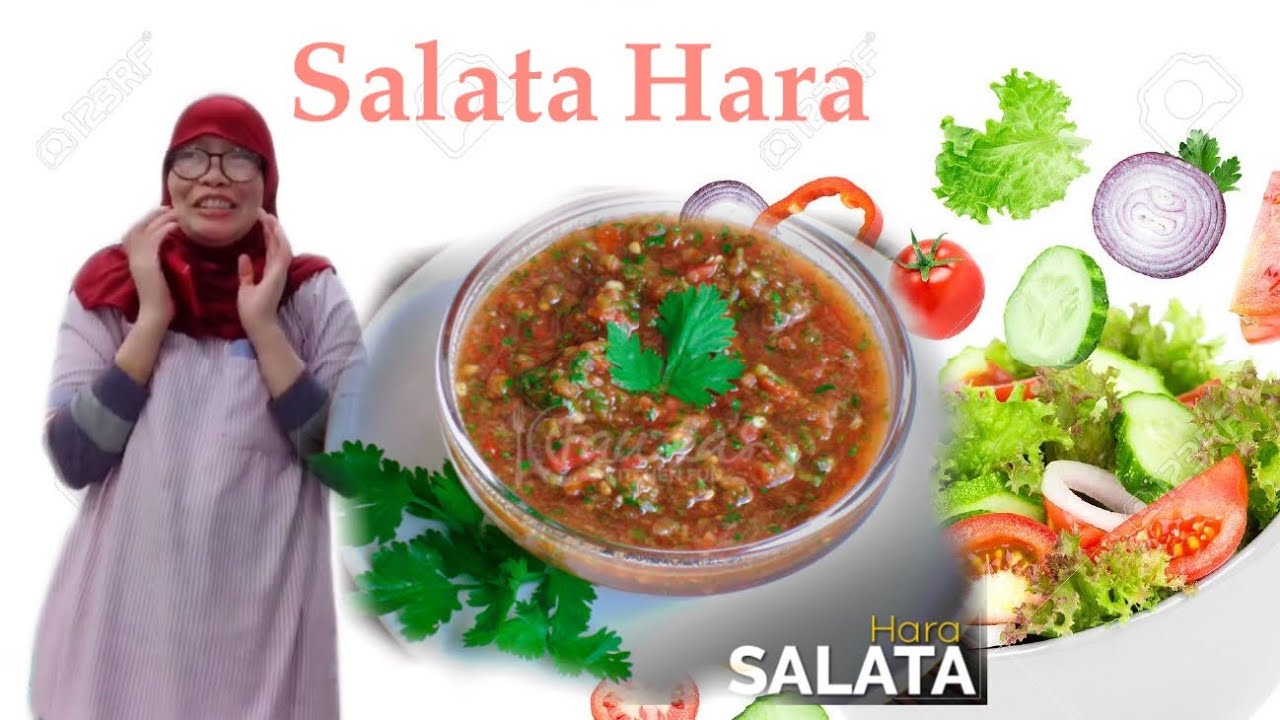 Salata hara Arabic Salad 🥗