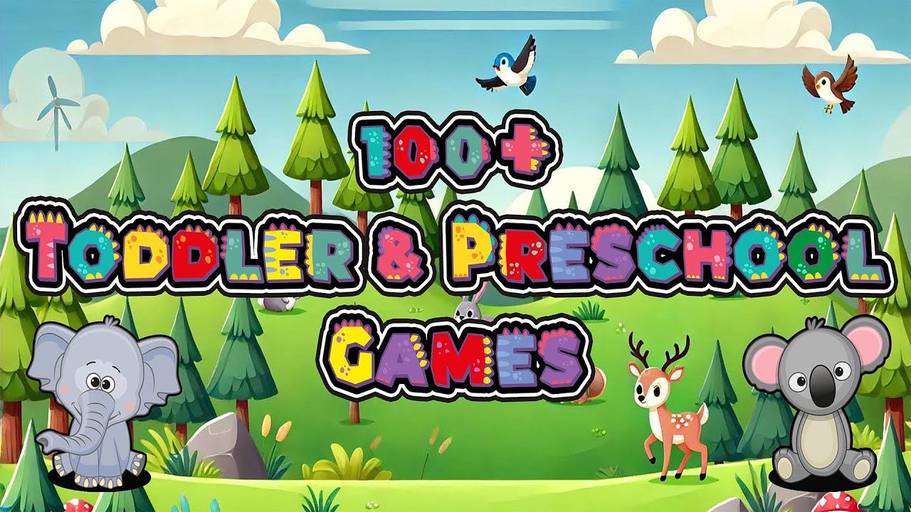 100+ Educational Games for Toddlers (Ages 2–5) | No Ads, Fun Learning